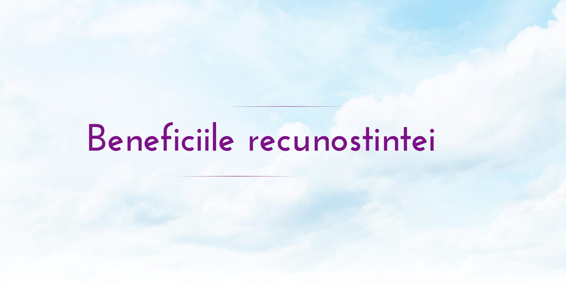 Energia recunostintei - beneficii