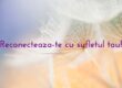 Reconectaza-te cu sufletul tau!